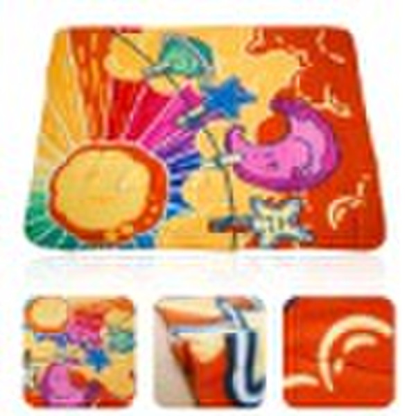 Polyester fleece blanket