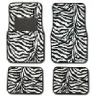 zebra printing car floor mats auto carpets car acc