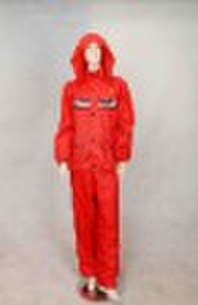 190T PVC / Polyester Warterproof RAINSUIT