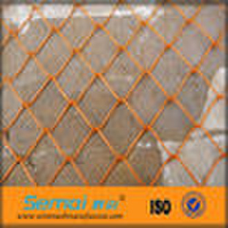 galvanized/pvc coated chain link fence(anping manu