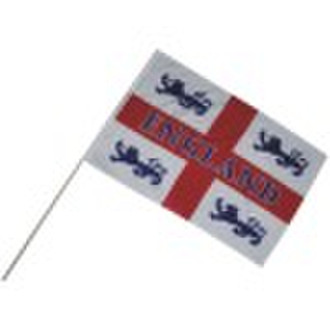 England-Löwe-Flagge mit Stick