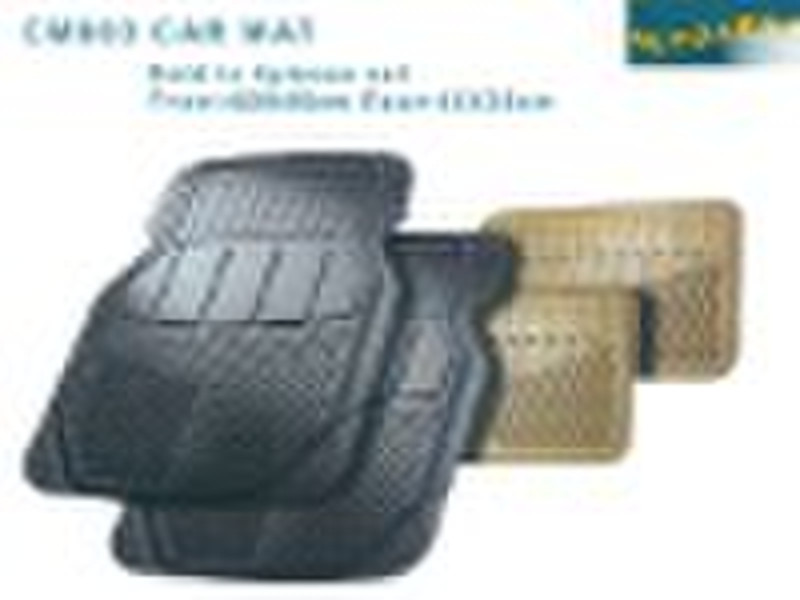 pvc rubber car mat