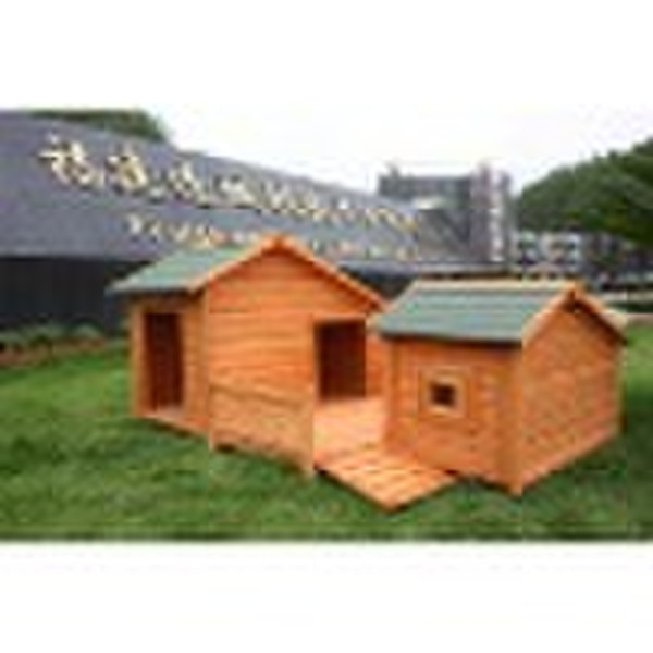 wood dog house