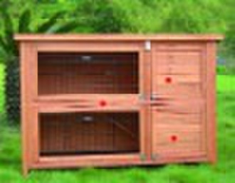 wood rabbit hutch