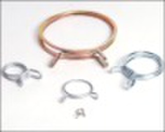 constant tension wire spring hose clamps without s