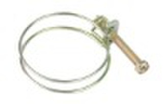 Double wire hose clamp(screw:G4.8)