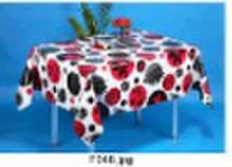 3D  PVC tablecloth                wave edge pvc ta