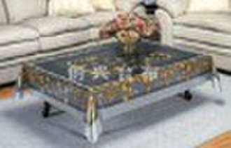 pvc coffee table cloth