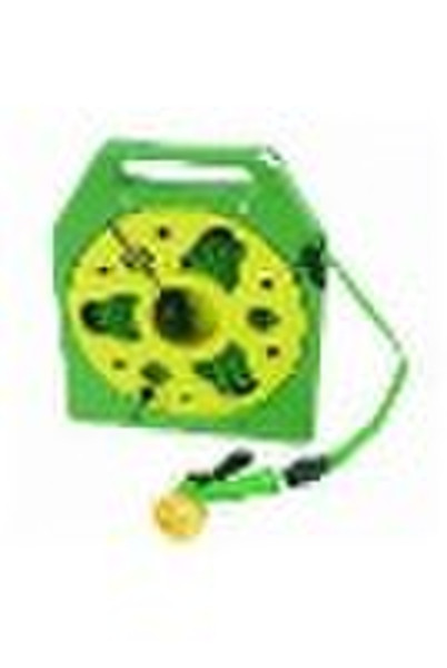 pvc flat hose reel with water gun