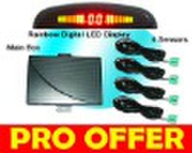 Recommend!Rainbow LED Display Car Parking Sensor S