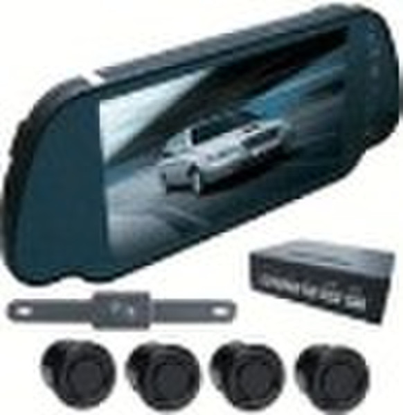 Video parking sensor with camera and 4 sensors and