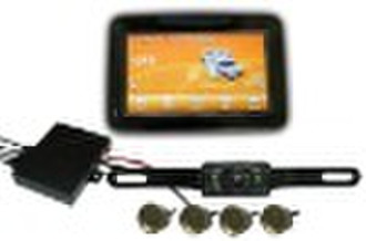 GPS with 2.4G wireless rear view camera and revers