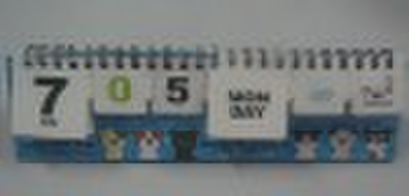 desk calendar