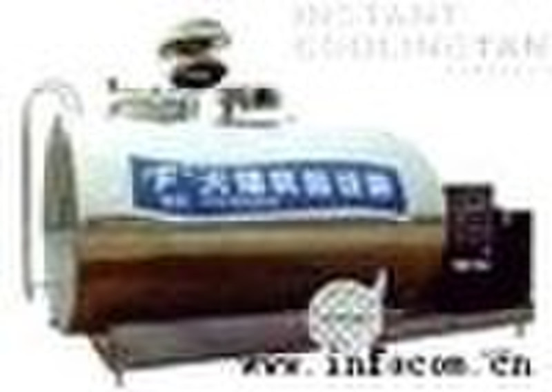 Milk storage tank cooling type