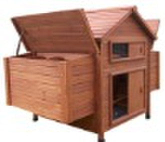 wooden chicken coop