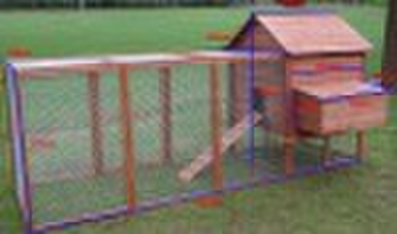 wooden chicken coop