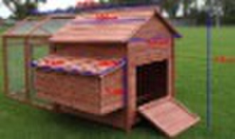 wooden chicken coop