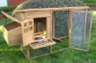 wooden chicken coop