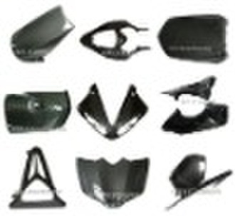 Carbon fiber motorcycle parts