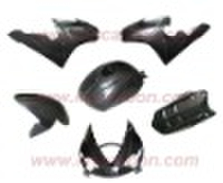 Carbon fiber motorcycle parts