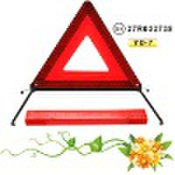 reflective warning triangle