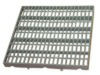 Plastic grill net floor mat