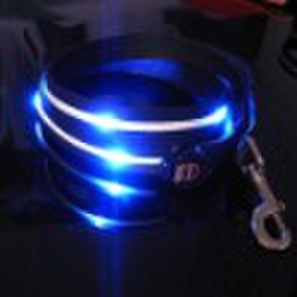 LED Flashing lights dog leash