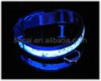 LED Flashing lights dog collar