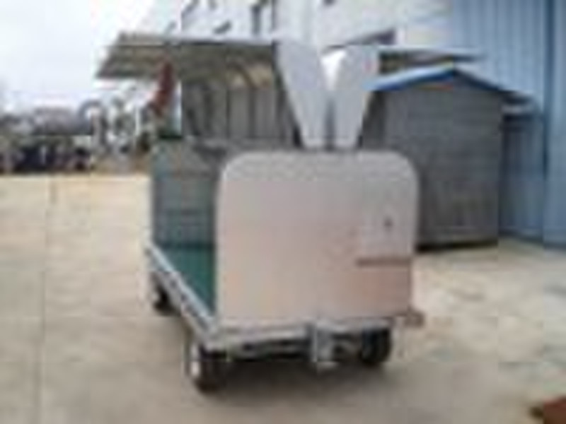 steel canopy baggage cart