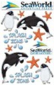 Seaworld Epoxy Sticker