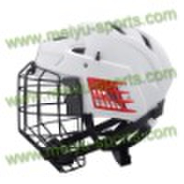 SKP01-02 ice hockey helmet with size-adjusting mec