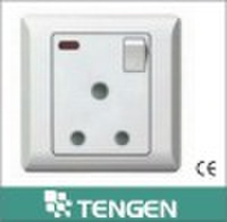 New europe type  door bell wall switch with indica