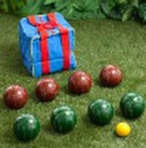 107mm fashion plastic resin bocce ball sets