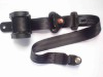 Three point retractable safety seat belt