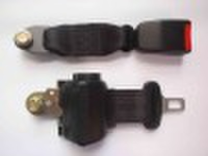 Two point automatical locking safety belt