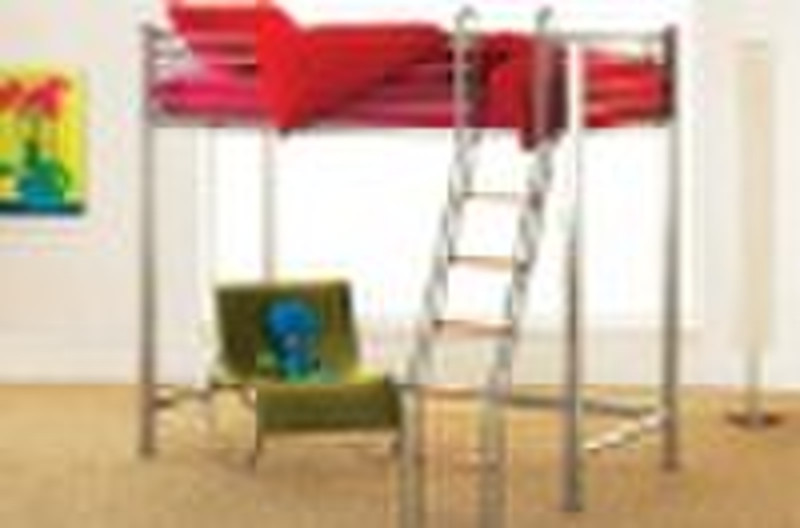 High Loft Single Metal Bunk Bed