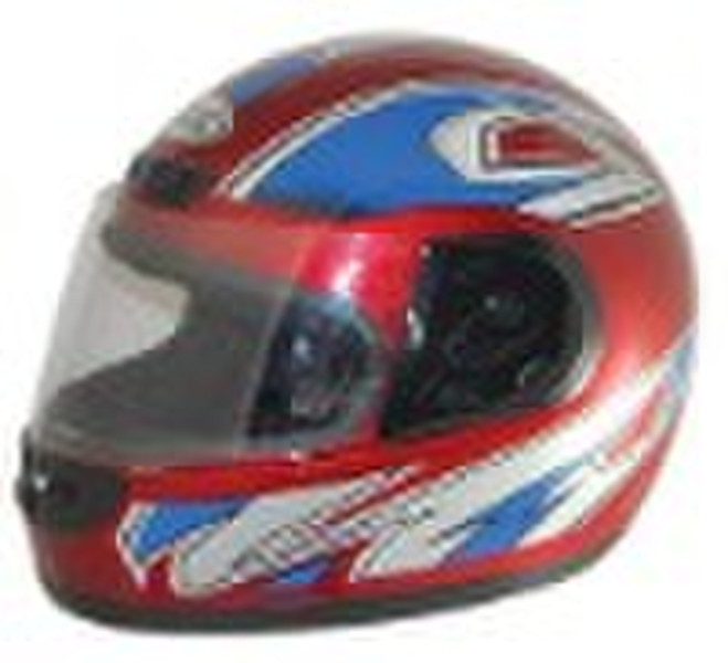 red Motorrad-Helm