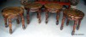 a set of stools