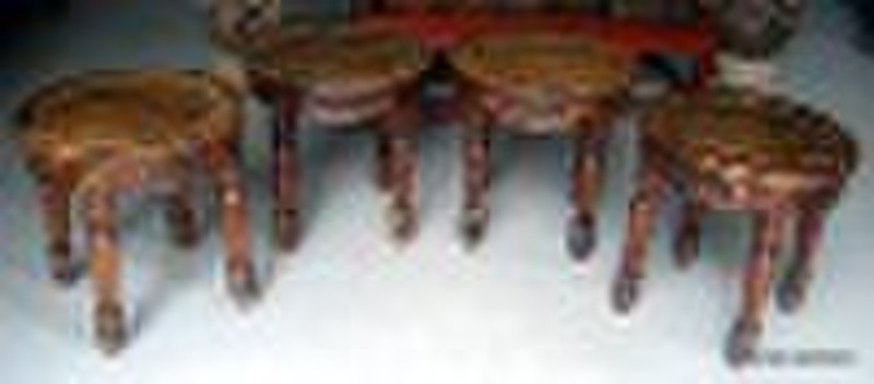 a set of stools