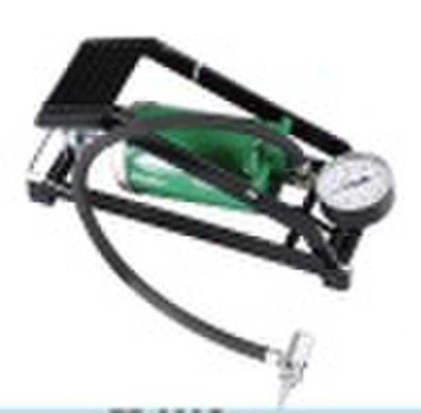 Foot pump green