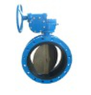 double eccentric rubber seat butterfly valve