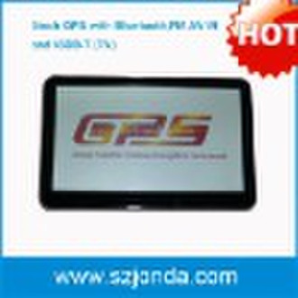 5inch GPS navigation system with ISDB-T TV