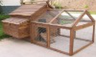 wooden chicken coop