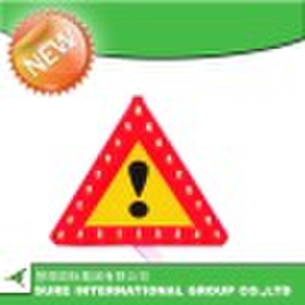 RELEFTIVE WARNING TRIANGLE FOR SAFTY WITH LED