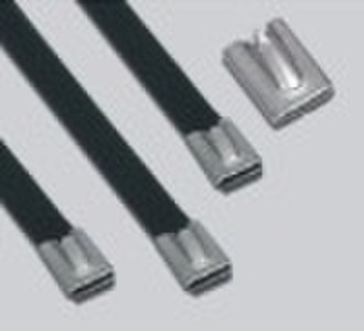 PVC Coated Stainless Steel Cable Tie(Ball lock BZ-