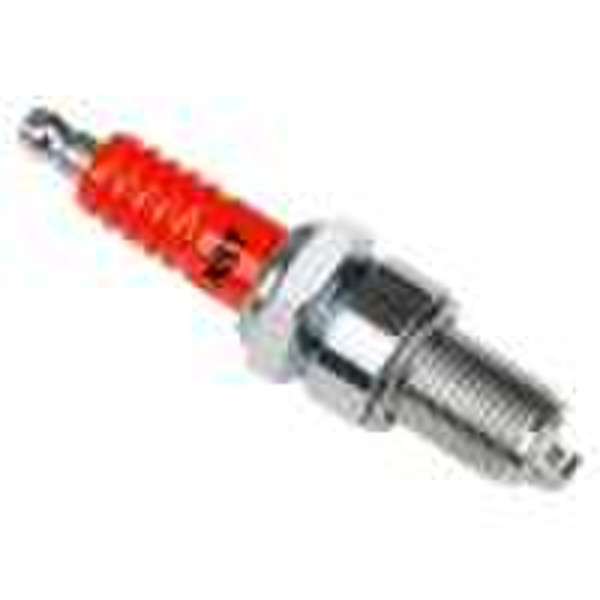 Red Ceramic Spark Plug