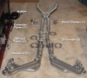 stainless steel exhaust header for chevrolet camar