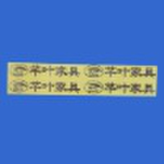 Very Thin Metal Sticker (less than 0.1mm)