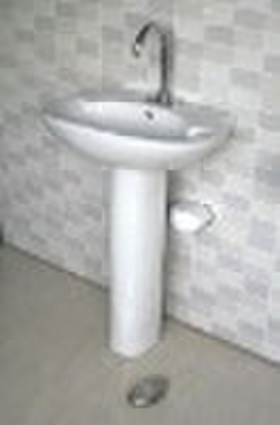 Foot Flushing Faucet Operated by Hydro-pneumatic V