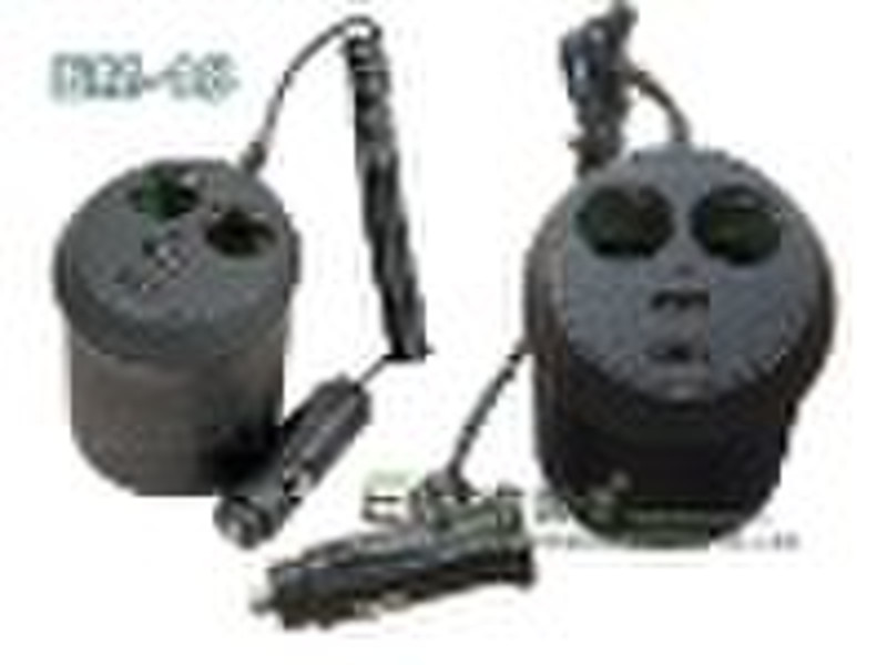 Car USB charger with Cigarette lighter EM-18